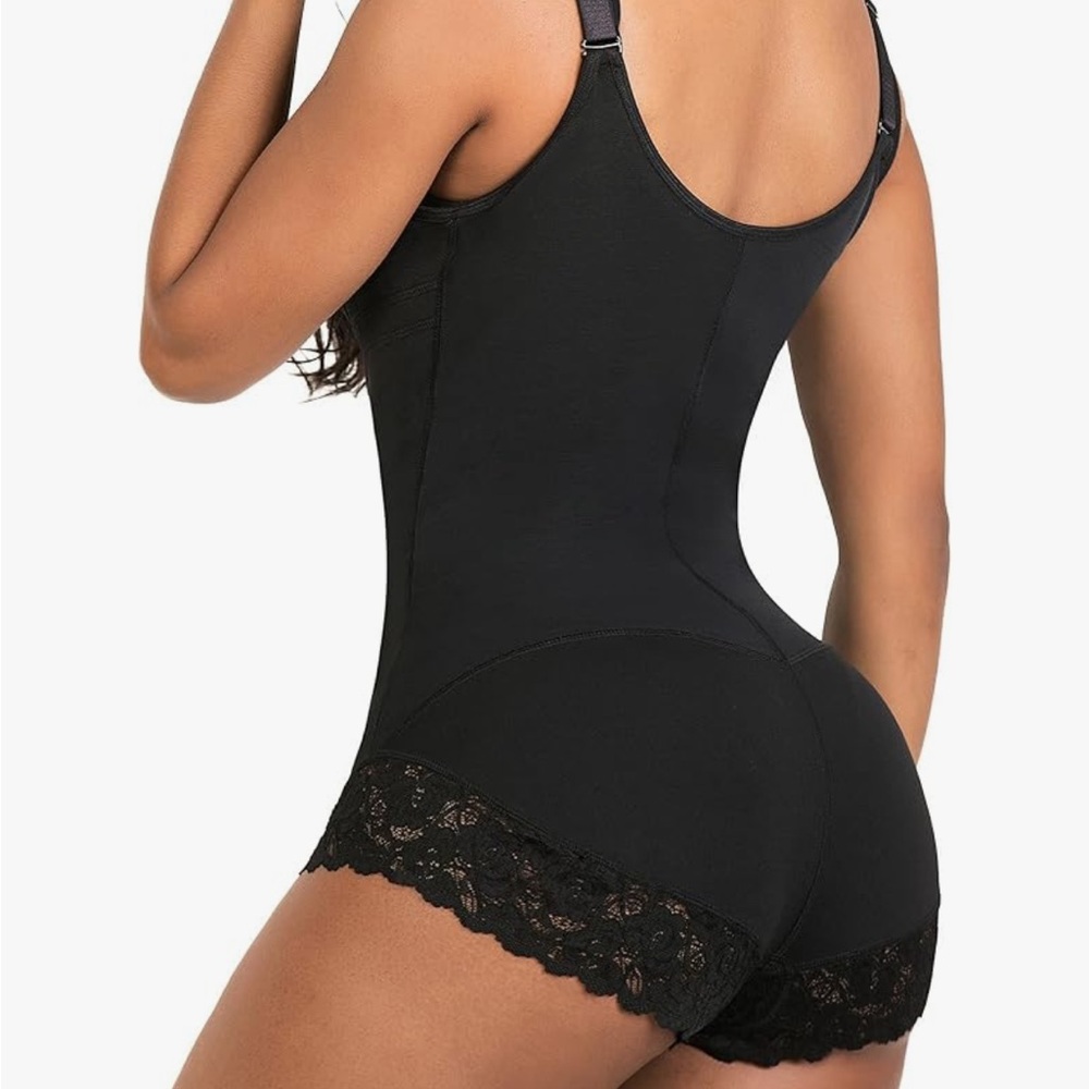 Elegant Black Lace Bodysuit